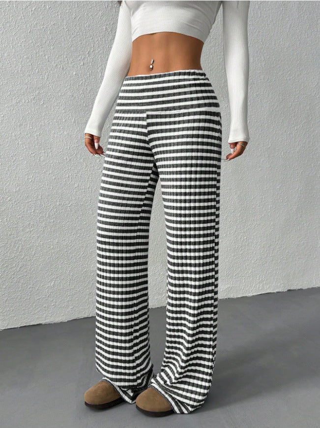 Damen weite Streifenhose R&B