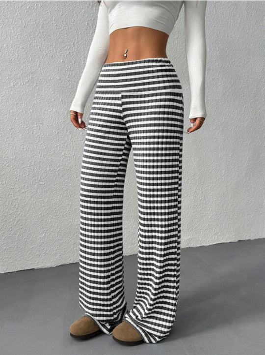 Damen weite Streifenhose R&B