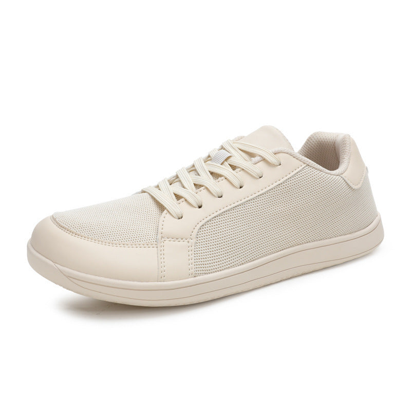 Herren nan urbaner City-Sneaker mit nahtlosem Mesh- und Kunstledermix, gedämpfter EVA-Sohle und gepolsterter Fersenstütze R&B