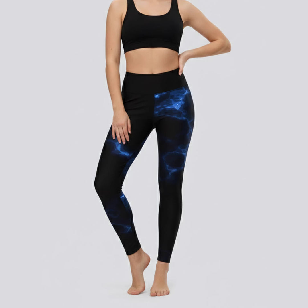 Damen Sportlegging mit stilvollem grafischen Design R&B
