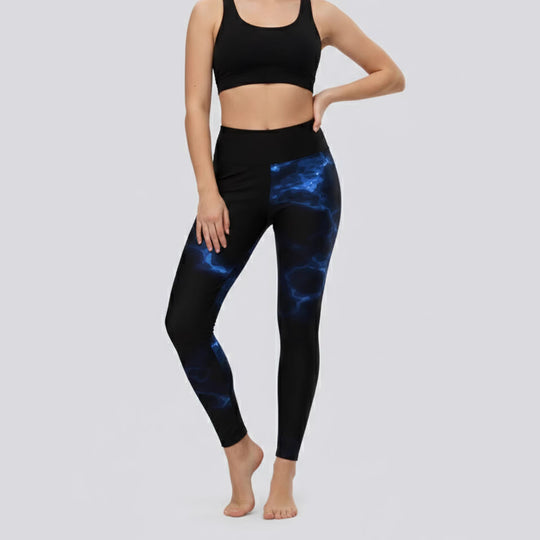 Damen Sportlegging mit stilvollem grafischen Design R&B