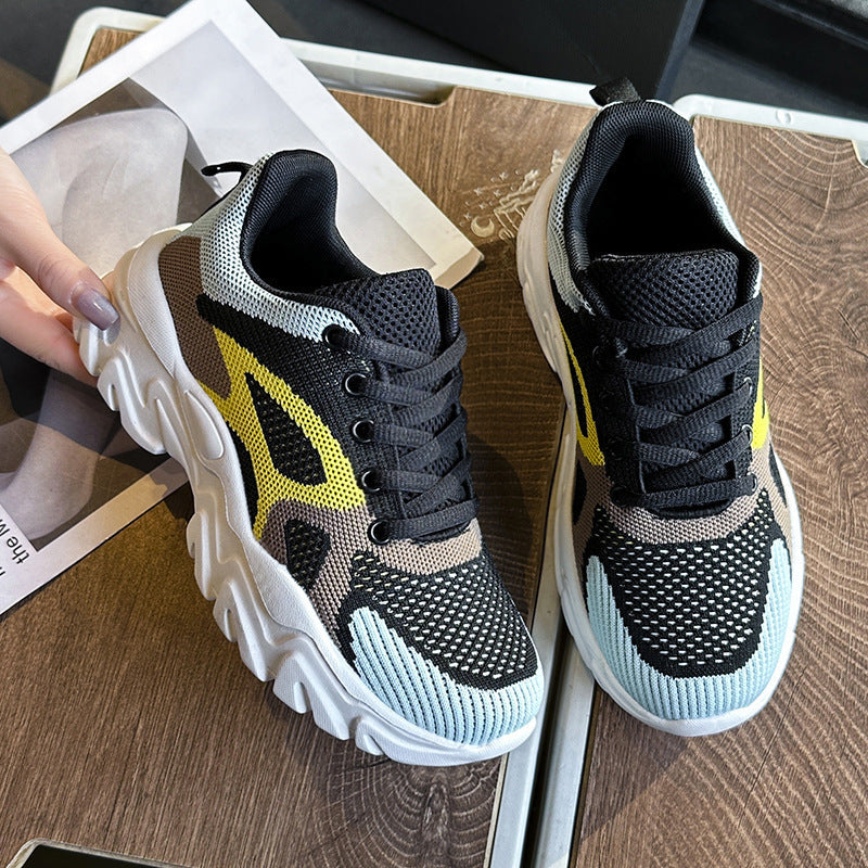 Damen Modische und bequeme Sneakers mit strapazierfähigem Obermaterial