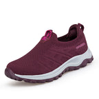 Damen Komfortable Slip-On Laufschuhe mit atmungsaktivem Obermaterial R&B