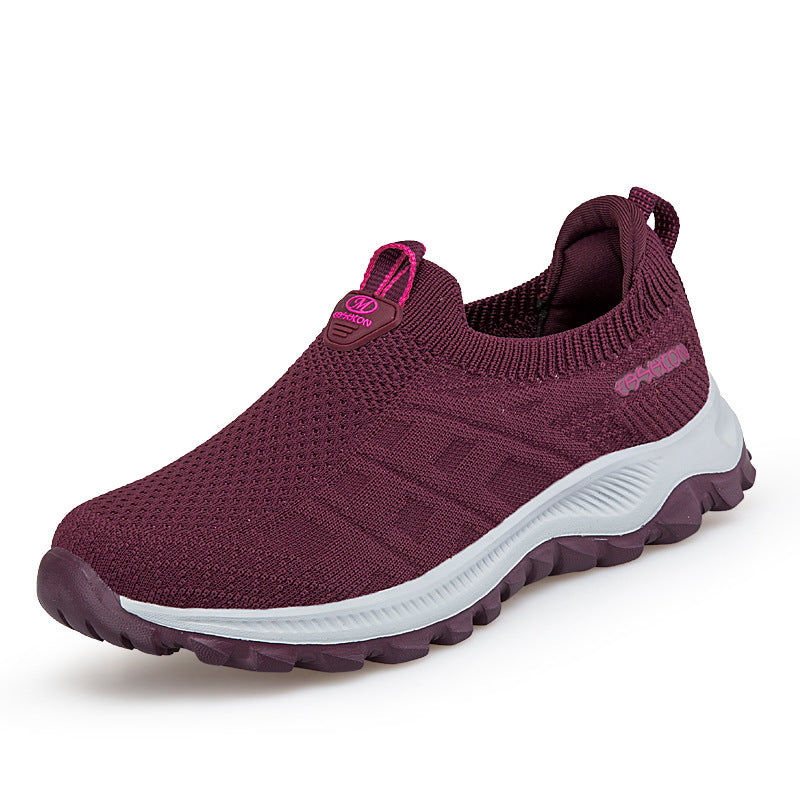 Damen Komfortable Slip-On Laufschuhe mit atmungsaktivem Obermaterial R&B