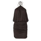 Damen Wickelkleid mit gerafftem Design R&B