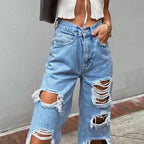 Damen Destroyed Jeans