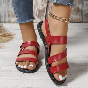 Damen Clogsandalen mit komfortablem Riemendesign und atmungsaktiver Sohle R&B