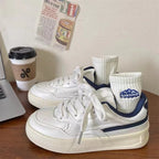 Damen Sportliche Plateau-Sneaker mit atmungsaktivem Obermaterial und gepolsterter Sohle R&B