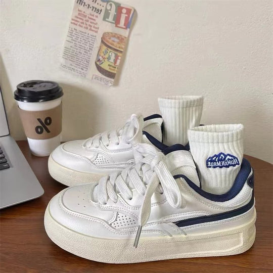 Damen Sportliche Plateau-Sneaker mit atmungsaktivem Obermaterial und gepolsterter Sohle R&B