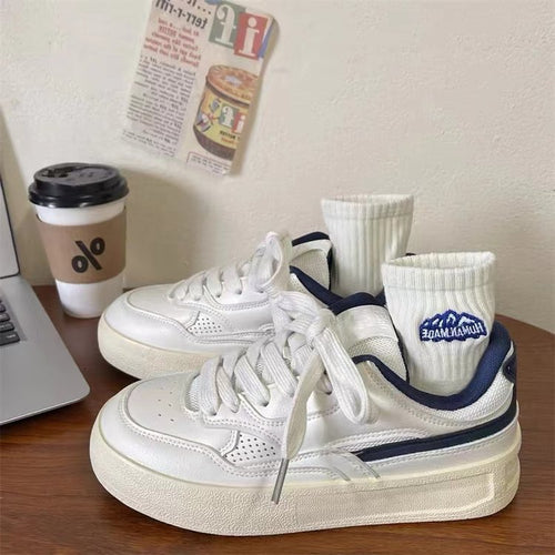 Damen Sportliche Plateau-Sneaker mit atmungsaktivem Obermaterial und gepolsterter Sohle R&B