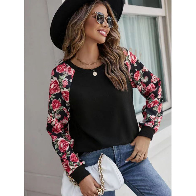 R&B | Sweatshirt Weicher Strick Lässiger Stil