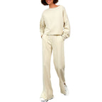 Damen lässiges Crop-Top und weite Sporthose R&B