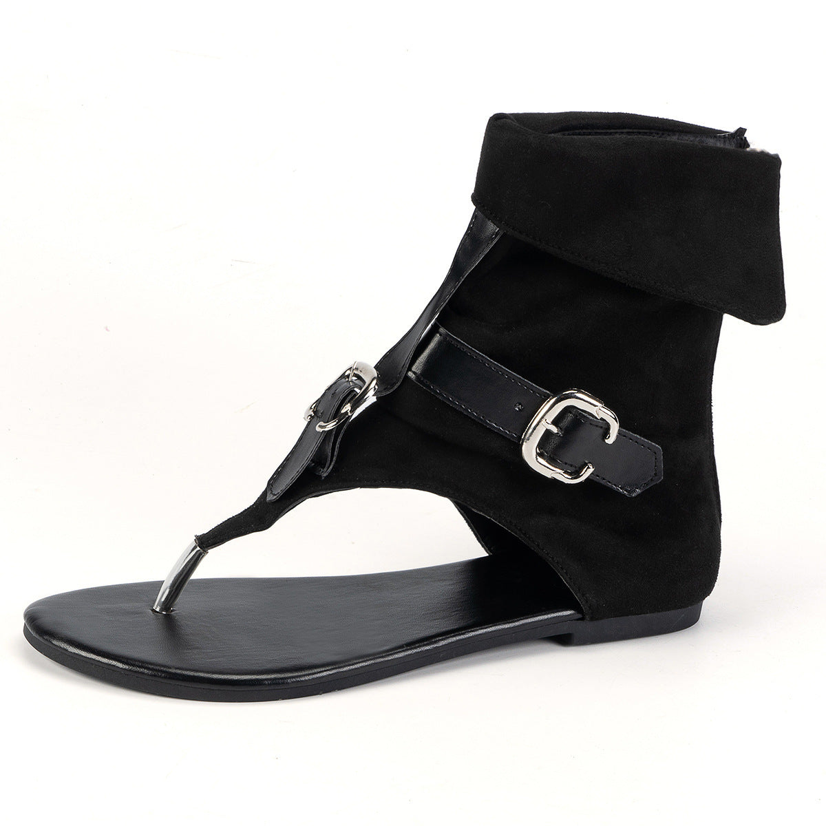 Damen R&Brne Zehentrenner-Sandalen mit modischem Riemen-Design R&B