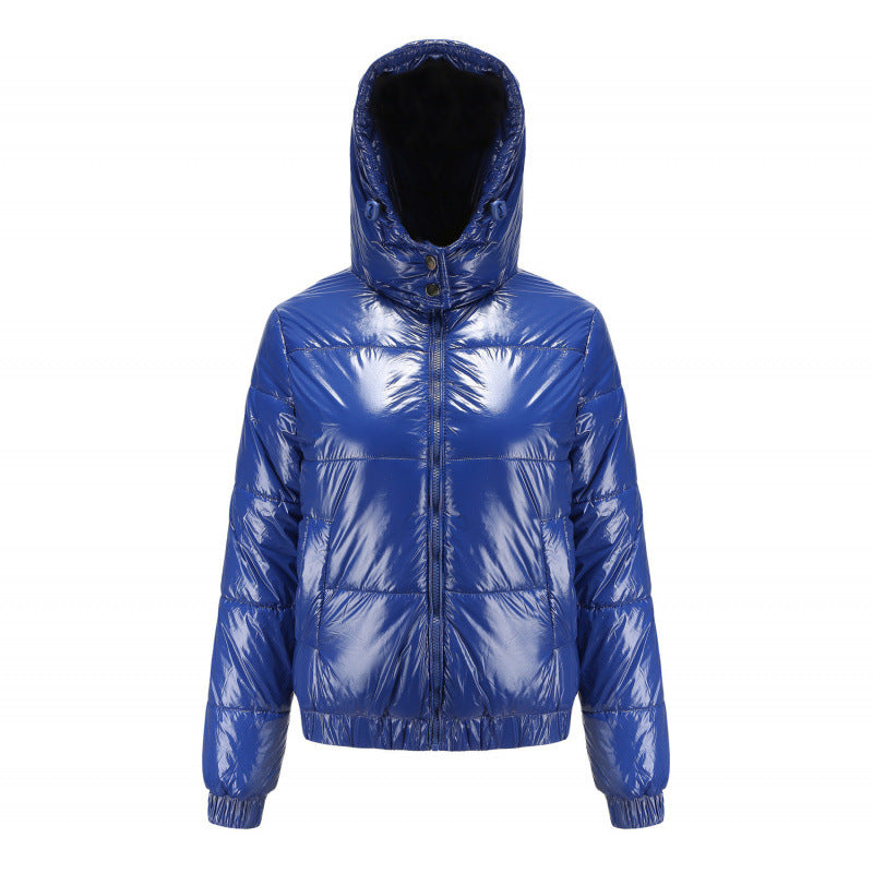 Damen glänzende Winterjacke R&B