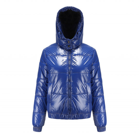 Damen glänzende Winterjacke R&B
