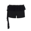 Damen Shorts mit Rüschendetail und verstellbarem BindR&Band R&B