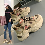 Damen Chunky Sneakers mit atmungsaktivem Obermaterial und stylishen Akzenten R&B