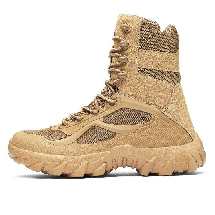 Damen Militärische Wanderschuhe mit rutschfester Profilsohle und atmungsaktivem Obermaterial