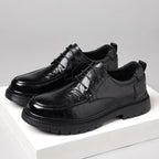 Herren Elegante Schnürschuhe mit edlem Glanz und rutschfester Sohle