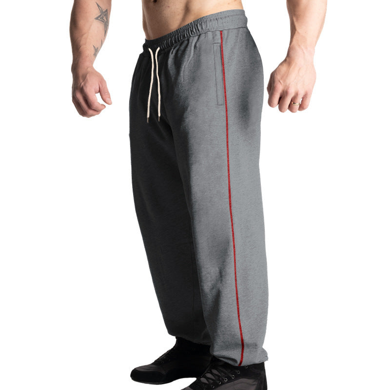 Herren Sportliche Jogginghose mit verstellbarem Bund und seitlichen Eingrifftaschen R&B