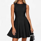 Damen klassisches A-Linienkleid R&B