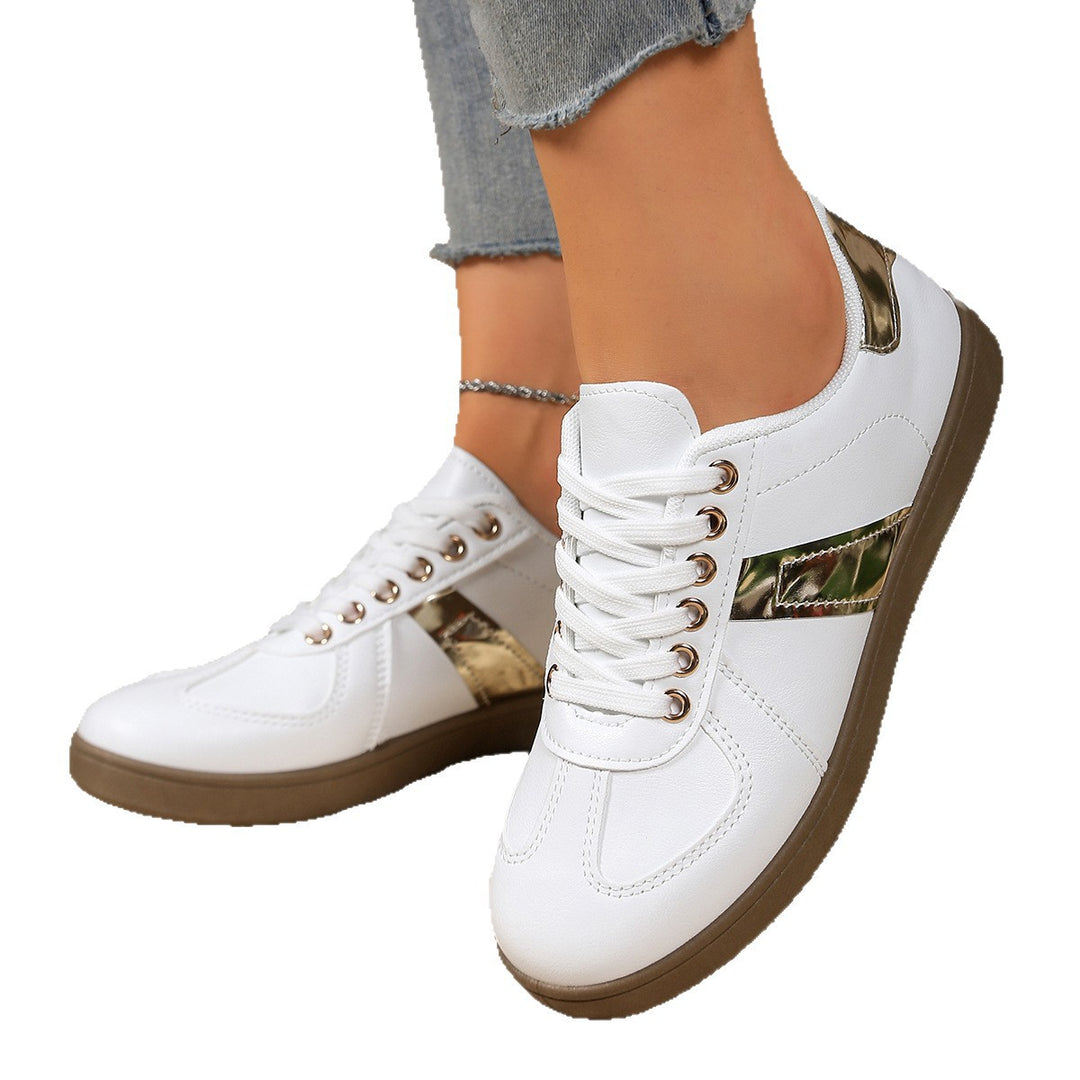 Damen Sneakers mit glänzenden Akzenten und bequemem Fußbett R&B