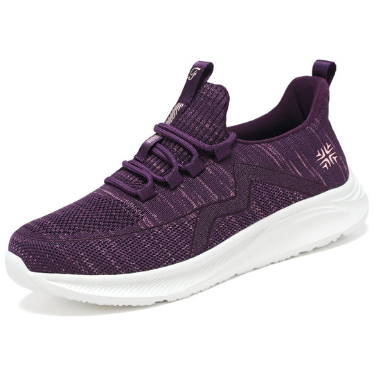 Damen Sportliche Sneakers mit atmungsaktive Netzkonstruktion und dämpfender Sohle R&B