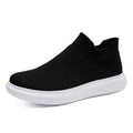 Damen bequeme Slip-On Sneakers mit atmungsaktivem Obermaterial