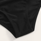 Damen asymmetrisches Bikini-Set mit elastischen Bändern R&B