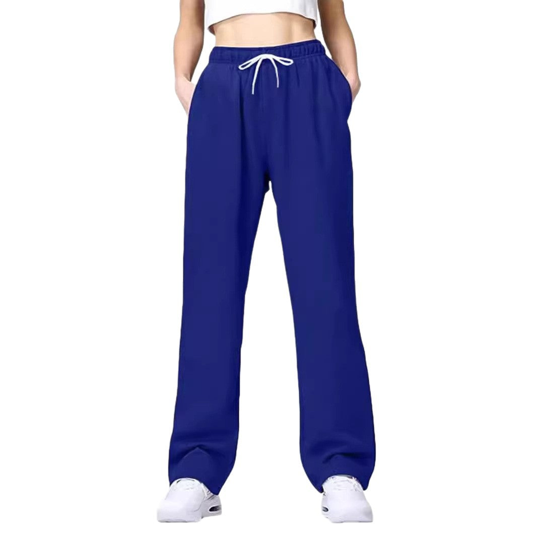 Damen bequeme Sporthose mit elastischem Bund und seitlichen Taschen R&B