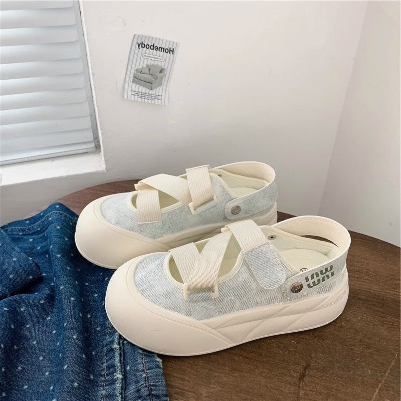Damen Komfortable Slip-On Sandalen mit elastischen Riemen und dämpfender Sohle