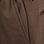 Herren Chinohose mit verstellbarem Bund und Faltenstruktur