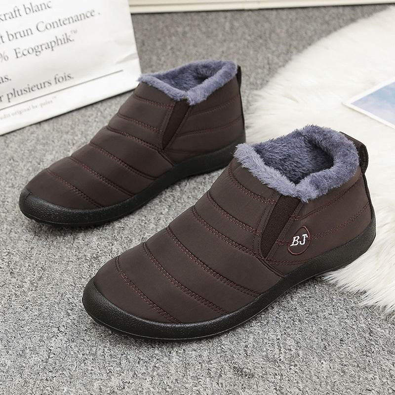 Damen gefütterte Freizeit-Stiefeletten mit rutschfester Sohle und praktischem Reißverschluss R&B
