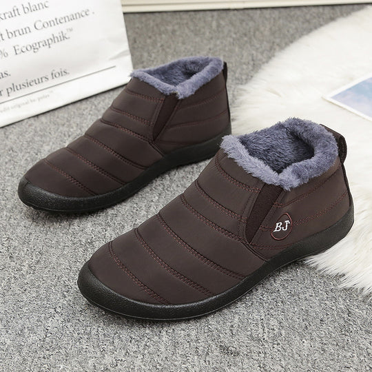 Damen gefütterte Freizeit-Stiefeletten mit rutschfester Sohle und praktischem Reißverschluss R&B