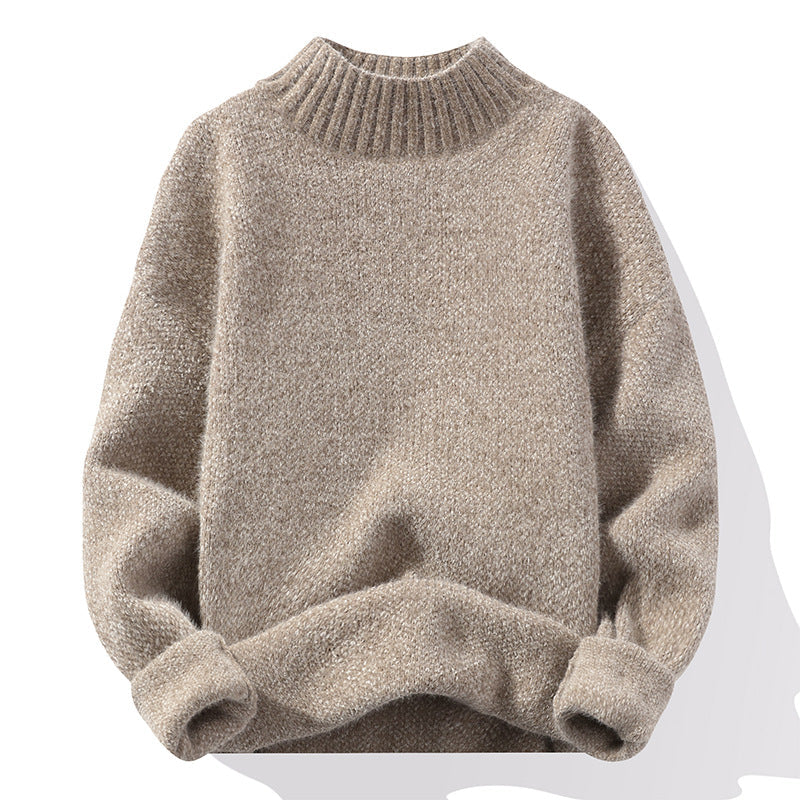 Damen Hochabschließend Pullover mit strukturierter Oberfläche