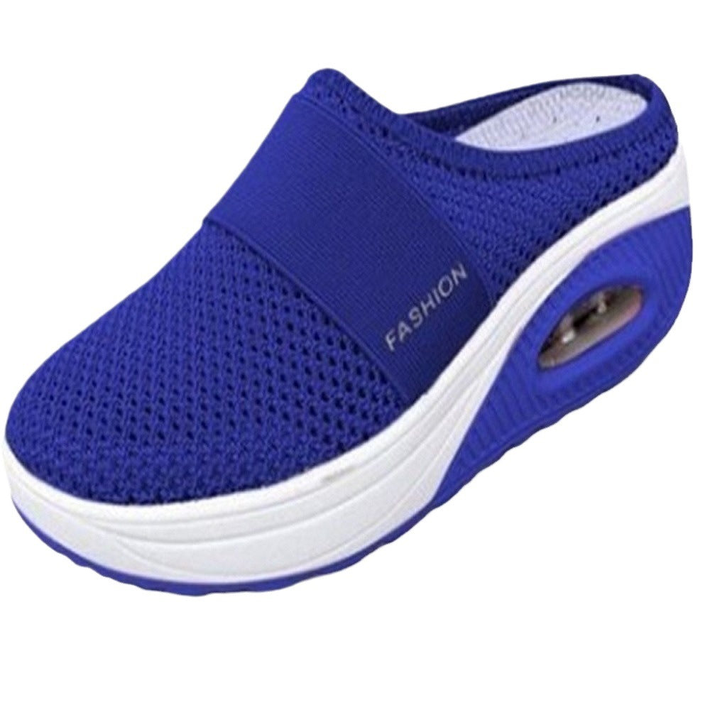 Damen Komfortable Wellness-Mules mit atmungsaktiver Mesh-Oberfläche R&B