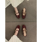 Damen Slingback-Pumps mit breitem Blockabsatz und dekorativem Schnallenakzent R&B
