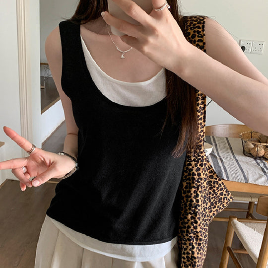 Damen Langarmshirt mit elegantem Layering-Effekt R&B