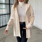 Damen Fleece-Jacke mit luxuriösem samtigem Touch R&B