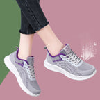 Damen Atmungsaktive Freizeitschuhe mit flexiblem Obermaterial und stoßdämpfender Sohle R&B