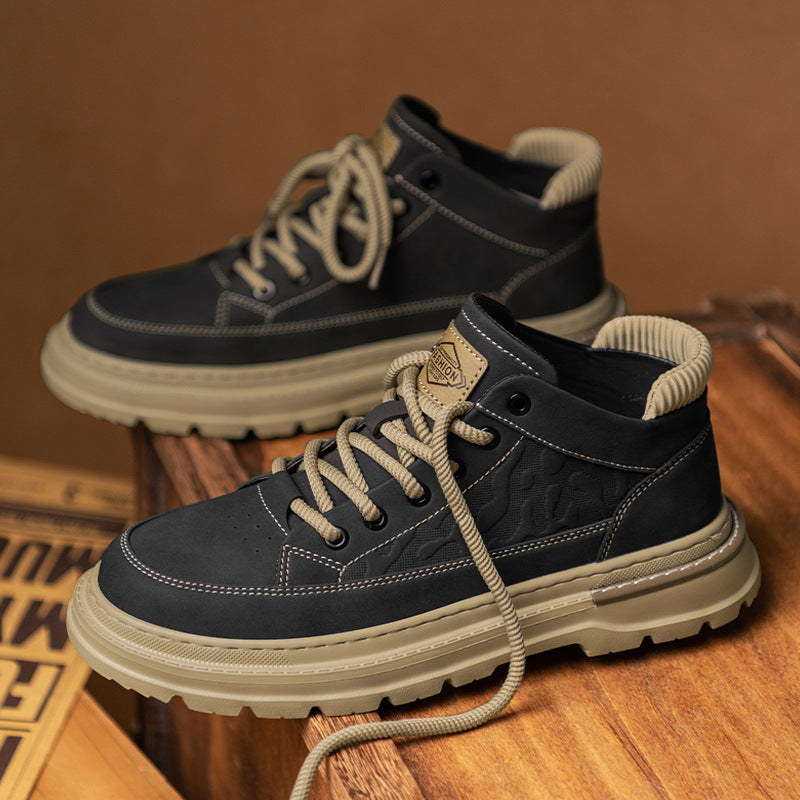Damen Robuste High-Top Sneakers mit trendigem Design und atmungsaktiver Sohle R&B