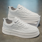Damen Sportliche Sneakers mit erhöhtem Sohlenprofil und trendy Design