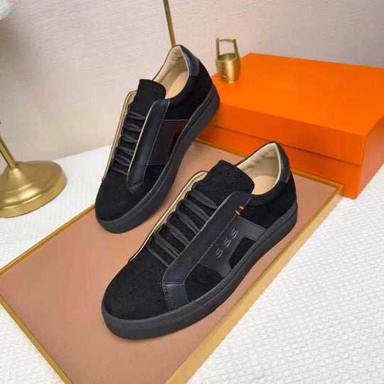 Damen Sportliche Sneakers mit kombinierter Oberflächenstruktur und anatomischem Fußbett R&B