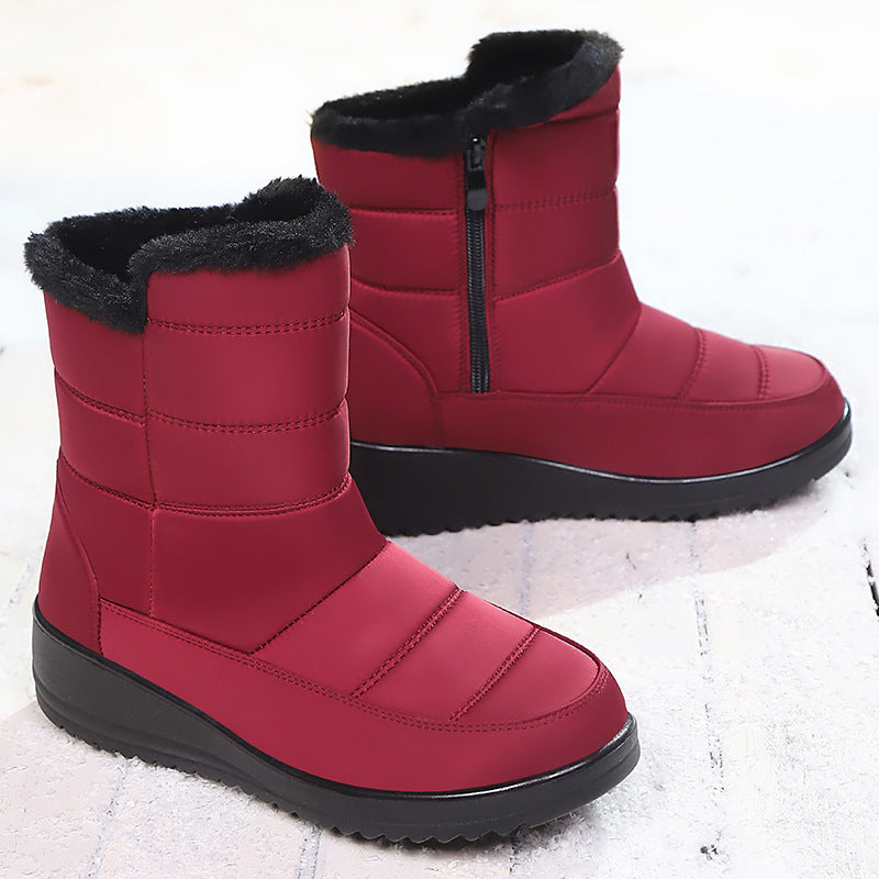 Damen Thermo-Winterstiefel mit rutschfester Sohle und isolierendem Innenfutter R&B