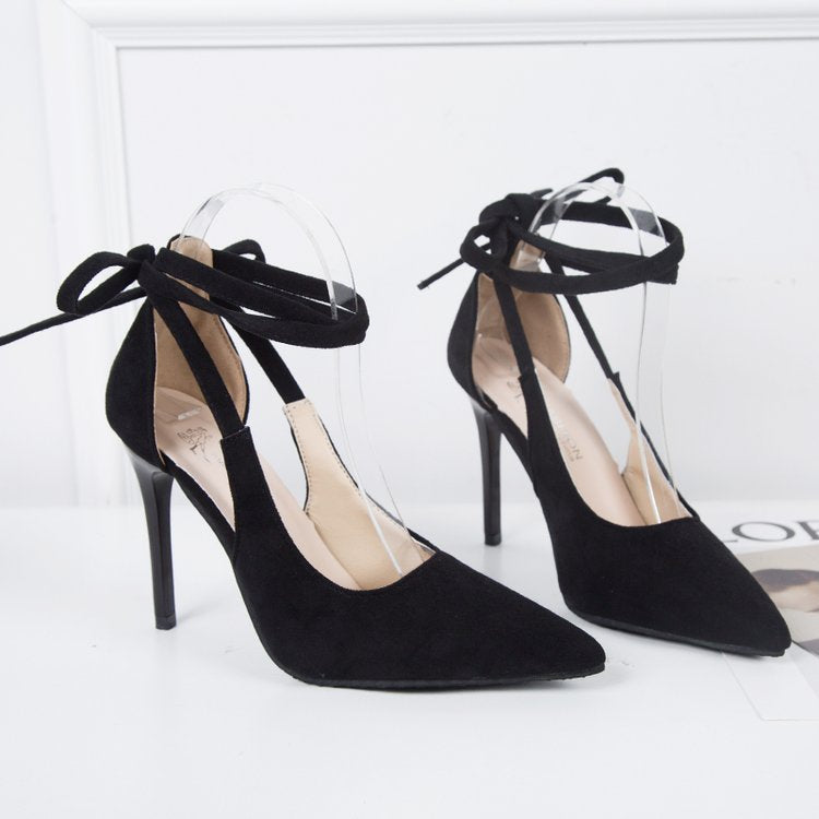 Damen High-Heels mit transparentem Knöchel R&B