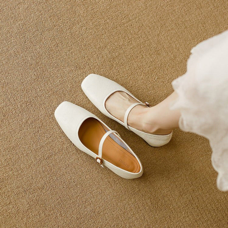 Damen Ballerinas mit modischem Riemchen R&B