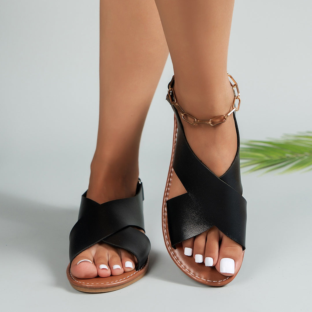 Damen Komfortable Riemchen-Sandalen mit elegantem Schnitt R&B