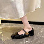 Damen Ballerinas mit elegantem Fesselriemen R&B