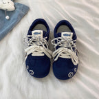 Damen Sportliche Sneakers mit verspieltem Tierdesign und flexiblem Obermaterial