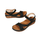 Damen Komfortable Sandalen mit verstellbaren Riemen und anatomischer Fußbettung R&B